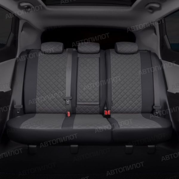 Чехлы Автопилот Экокожа Ромб на Geely Coolray (2020+)