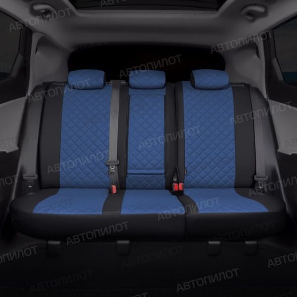 Чехлы Автопилот Экокожа Ромб на Geely Coolray (2020+)