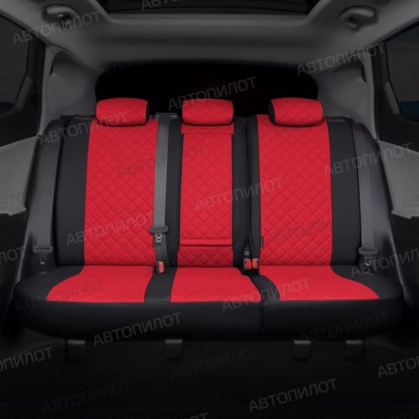 Чехлы Автопилот Экокожа Ромб на Geely Coolray (2020+)