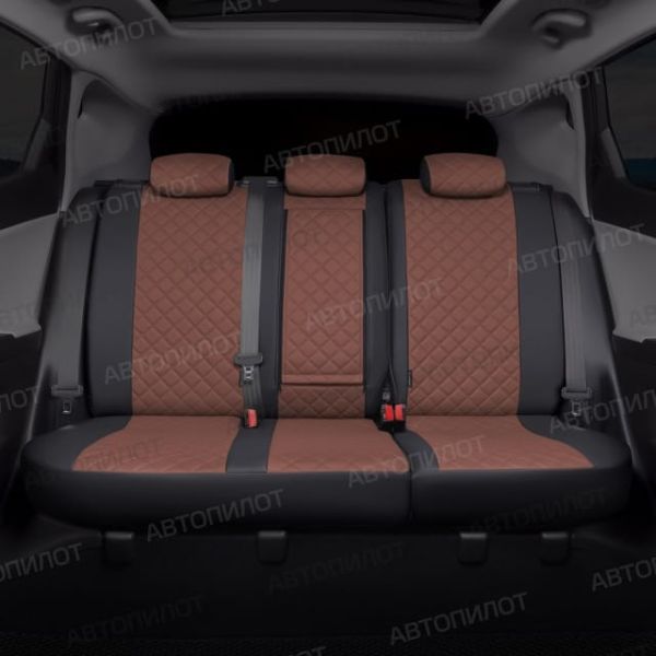 Чехлы Автопилот Экокожа Ромб на Geely Coolray (2020+)