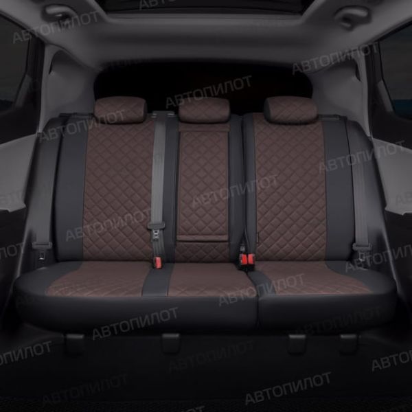 Чехлы Автопилот Экокожа Ромб на Geely Coolray (2020+)