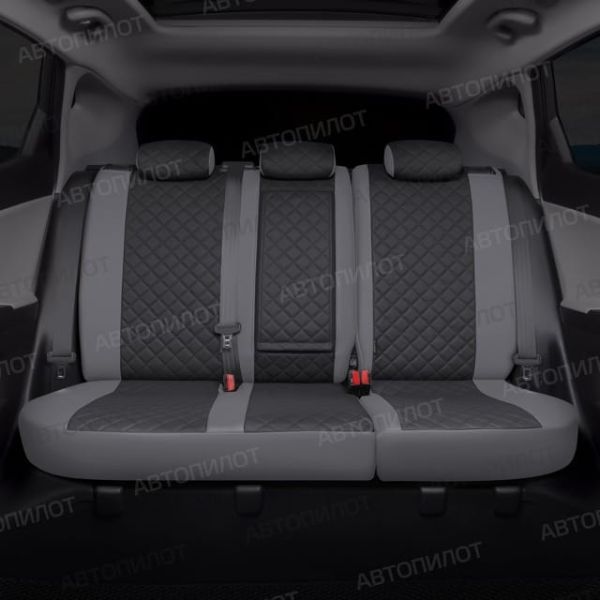 Чехлы Автопилот Экокожа Ромб на Geely Coolray (2020+)