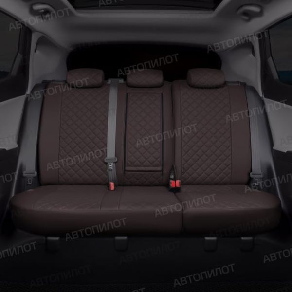 Чехлы Автопилот Экокожа Ромб на Geely Coolray (2020+)