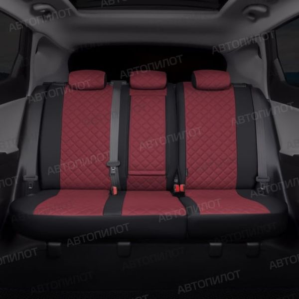 Чехлы Автопилот Экокожа Ромб на Geely Coolray (2020+)