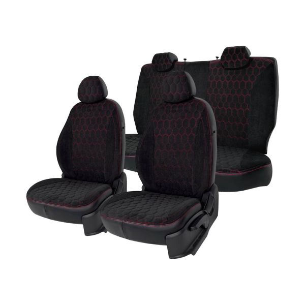 Чехлы Велюр на Kia Rio 4 + X-Line (X) c 2017+ Чехлы Велюр на Kia Rio 4 + X-Line (X) c 2017+