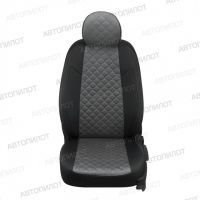 Чехлы Автопилот Алькантара Ромб на УАЗ Хантер