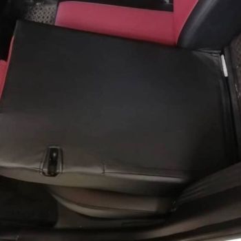 Авточехлы Автопилот Черный бордовый цвет