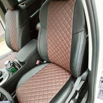 Авточехлы Автопилот Чёрный шоколад Ромб