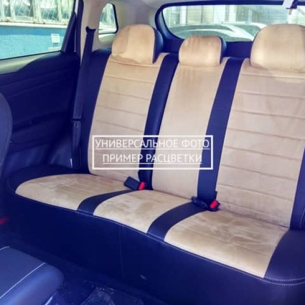 Чехлы Автопилот Алькантара на Citroen Jumper 3-х местный