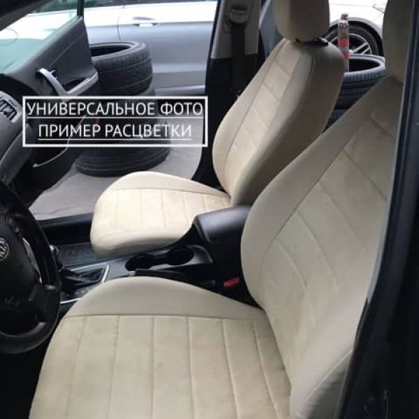 Чехлы Автопилот Алькантара на Citroen Jumper 3-х местный