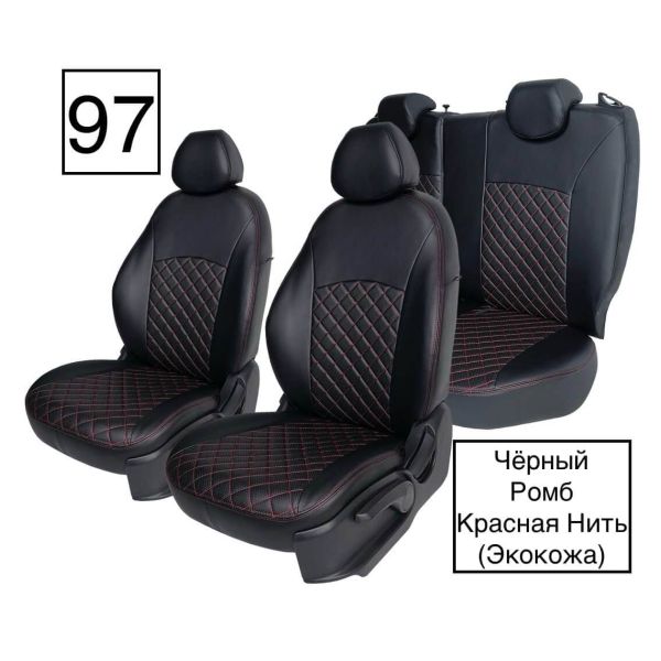 Чехлы Экокожа Ромб на УАЗ Патриот (2017-2019) Чехлы Экокожа Ромб на УАЗ Патриот (2017-2019)